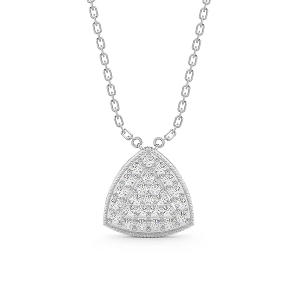 CLARA 925 Sterling Silver Jules Pendant Earring Chain Jewellery Set