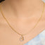 CLARA 925 Sterling Silver Flavia Pendant Chain Necklace