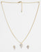 CLARA 925 Sterling Silver Zion Pendant Earring Chain Jewellery Set