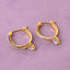 CLARA 925 Sterling Silver Twisted Hoop Bali Earrings
