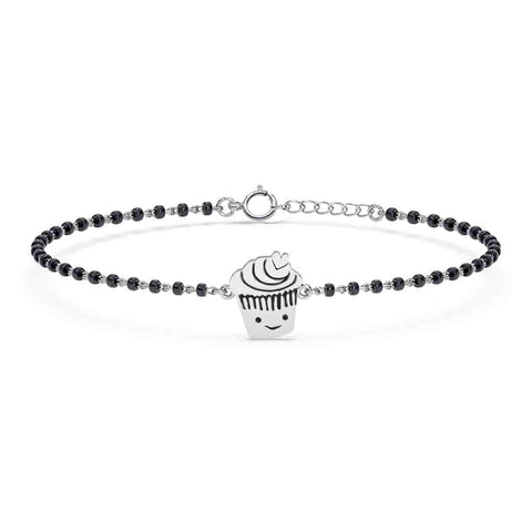 Silver Baby Nazariya Kids Cupcake Bracelet