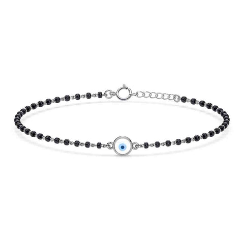 Silver Baby Nazariya Kids Evil Eye Bracelet