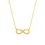 Silver Yusra Infinity Pendant Chain Necklace