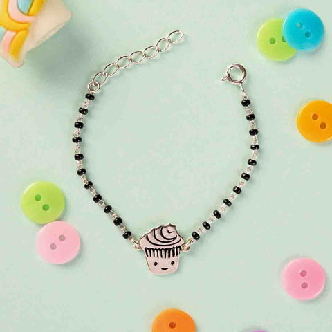 Silver Baby Nazariya Kids Cupcake Bracelet