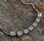 CLARA Made with Swiss Zirconia 925 Sterling Silver Viola Solitaire Bracelet Gift for Women and Girls