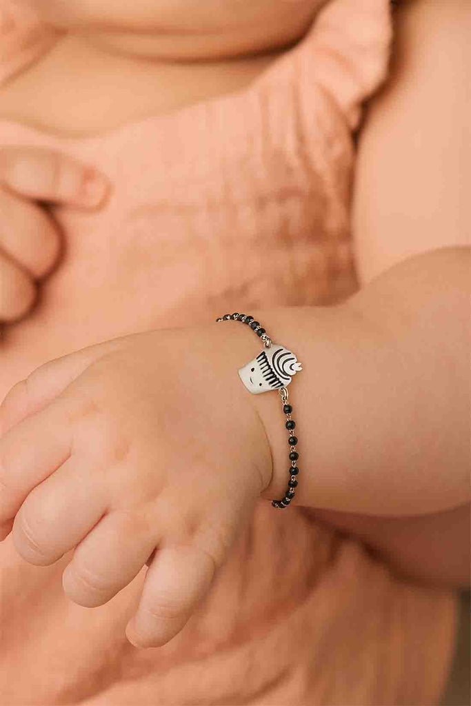 Silver Baby Nazariya Kids Cupcake Bracelet
