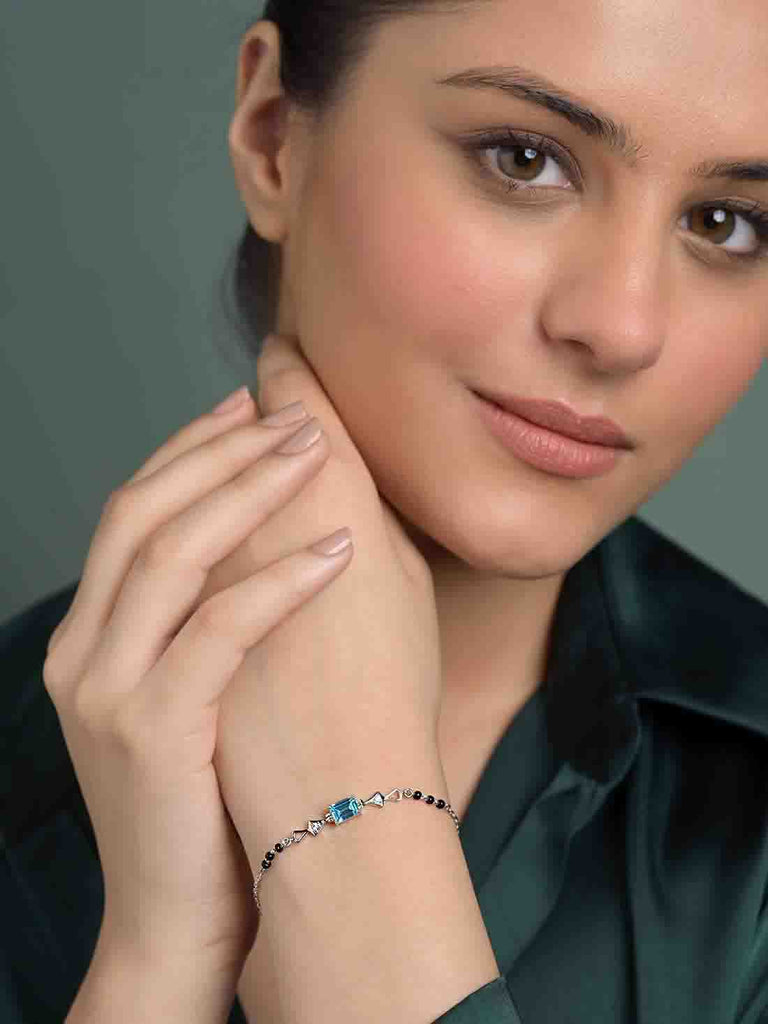 Silver Mangalsutra Bracelet