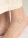 CLARA 925 Sterling Silver Lotus Anklet Payal ( Single ) Adjustable Chain Gift for Women and Girls