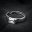 CLARA Real 925 Sterling Silver Octagon Band Ring