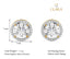 CLARA 925 Sterling Silver Talia Earrings with Screw Back