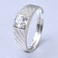 CLARA Real 925 Sterling Silver Cross Band Ring