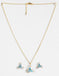 CLARA 925 Sterling Silver Melba Pendant Earring Chain Jewellery Set