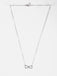 CLARA 925 Sterling Silver Infinity Pendant Chain Necklace