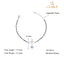 CLARA 925 Sterling Silver Evil Eye Flower Hand Mangalsutra Bracelet