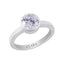 Certified Zircon Elegant Silver Ring 4.8cts or 5.25ratti