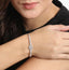 CLARA Made with Swiss Zirconia 925 Sterling Silver Lucia Solitaire Bracelet Gift for Women and Girls