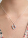 CLARA 925 Sterling Silver Alma Pendant Chain Necklace