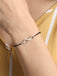 CLARA 925 Sterling Silver Infinity Hand Mangalsutra Bracelet
