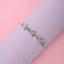 CLARA 925 Pure Silver Blue Butterfly Hand Bracelet