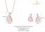 CLARA 925 Sterling Silver Agda Pendant Earring Chain Jewellery Set