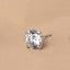 CLARA 925 Sterling Silver Round Solitaire Stud Men Earring Gift for Men & Boys 1 Piece