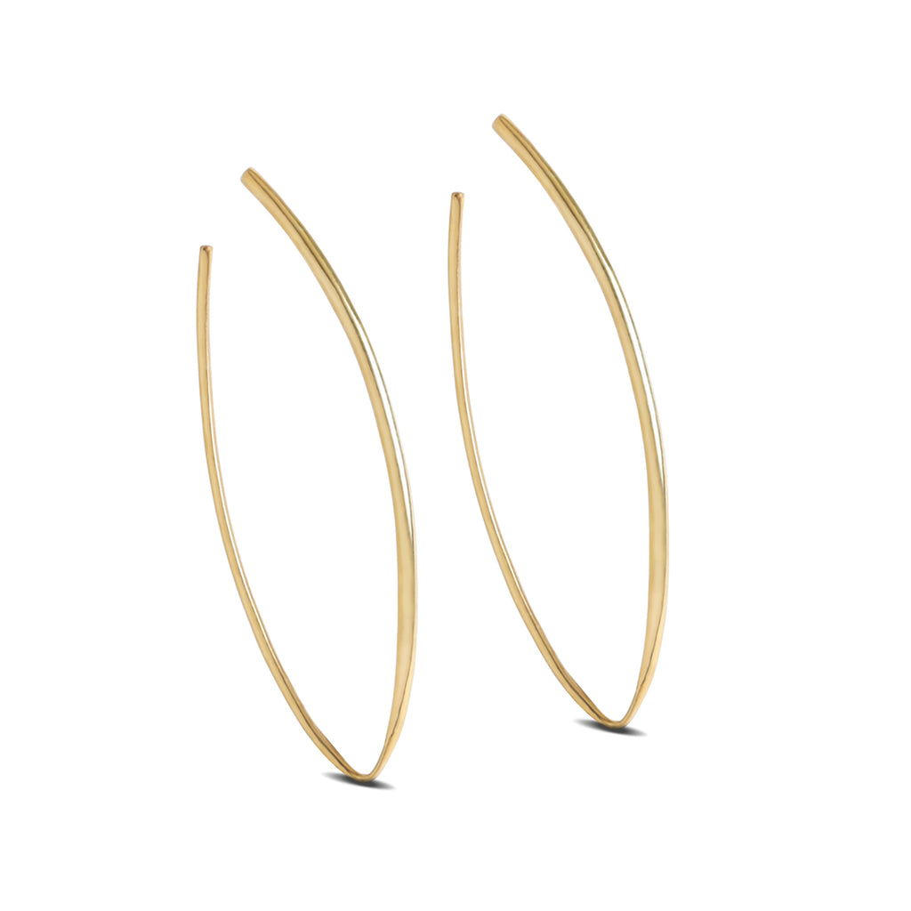 Silver Kira Hoop Earrings