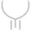 Silver Aiza Necklace Jewellery Set