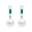 Silver Pearl Earrings