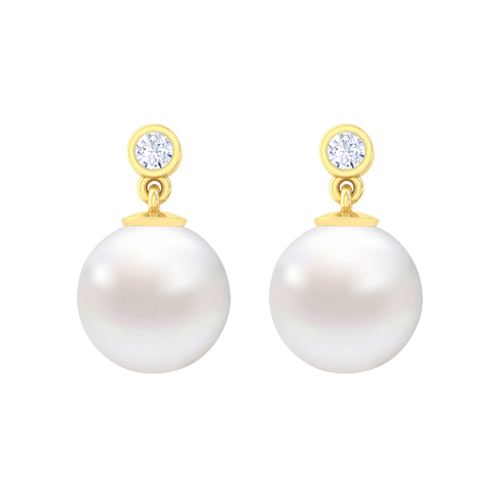 Silver Pearl Earrings