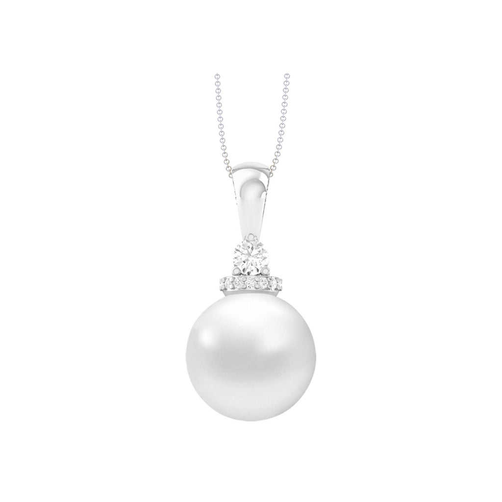 Silver Classic Pearl Pendant