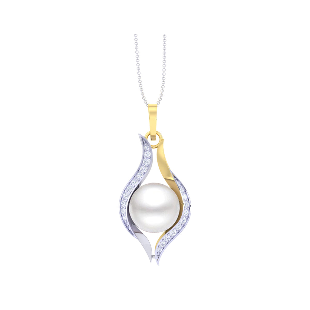 Silver Pearl Pendant