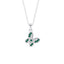 Silver Verde Butterfly Pendant Chain