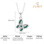 Silver Verde Butterfly Pendant Chain