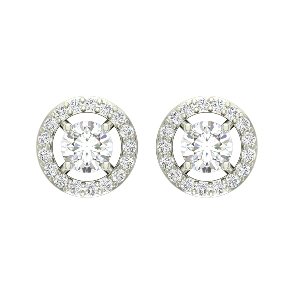 Silver Halo Earring