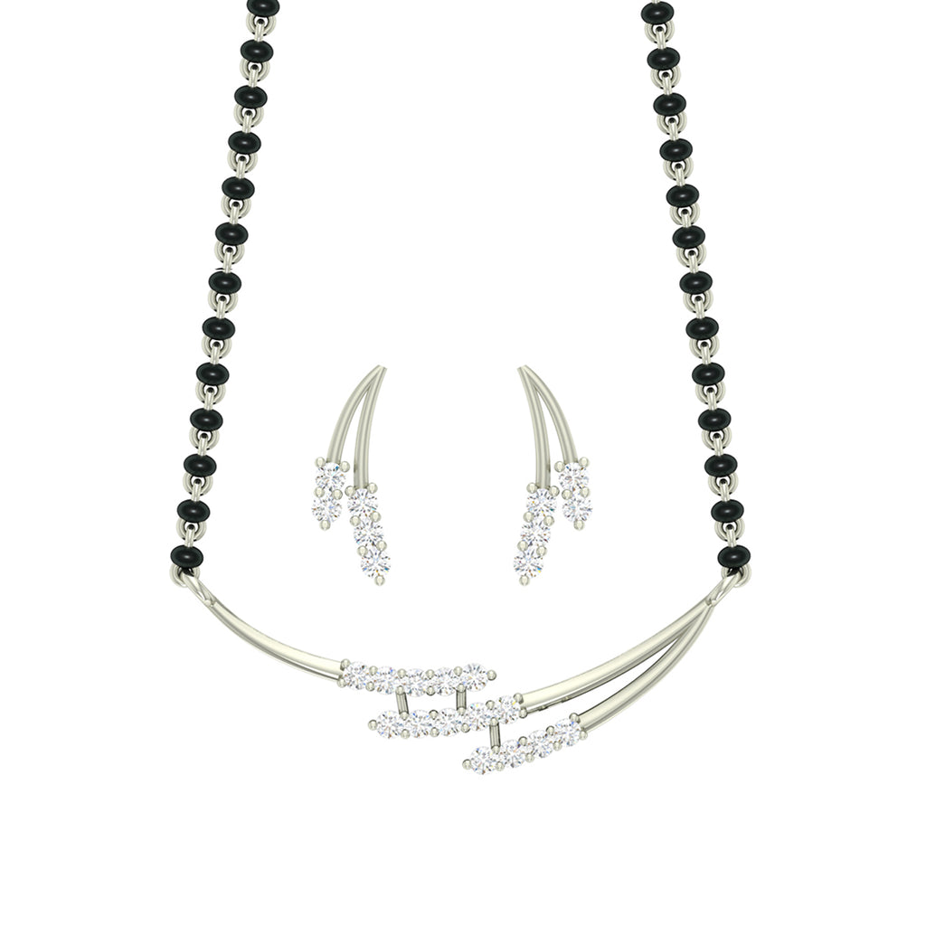 Silver Isla Mangalsutra Jewellery Set