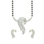 Silver Zoe Mangalsutra Jewellery Set