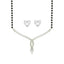 Silver Mila Mangalsutra Jewellery Set