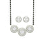 Silver Poppy Mangalsutra Jewellery Set