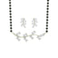 Silver Leaf Mangalsutra Jewellery Set