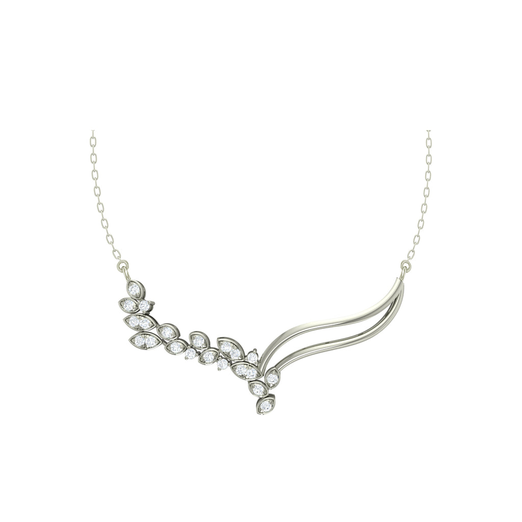 Silver Freya Pendant Chain Necklace