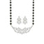 Silver Daisy Mangalsutra Jewellery Set
