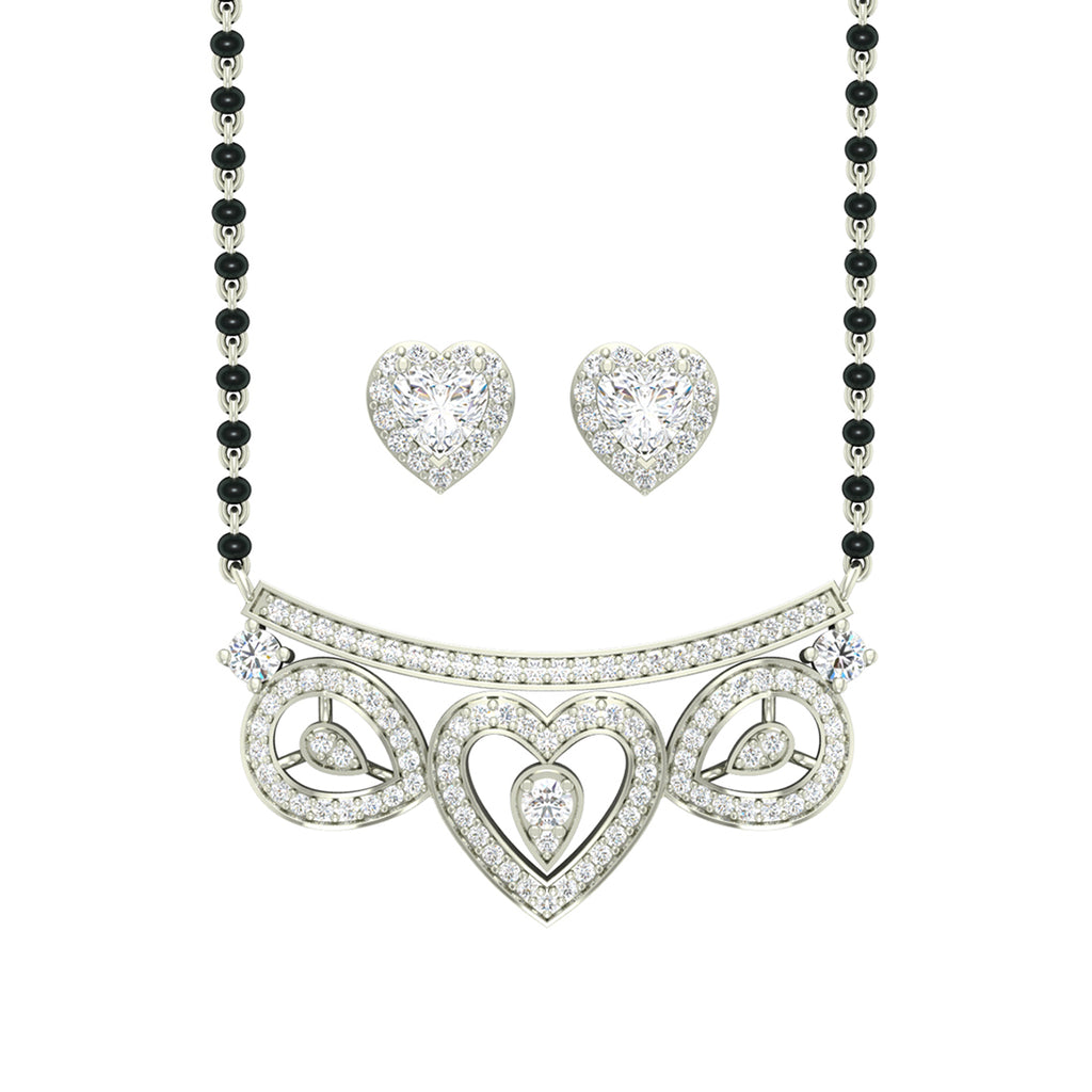 Silver Eden Mangalsutra Jewellery Set
