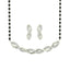 Silver Twist Mangalsutra Jewellery Set