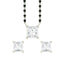 Silver Square Mangalsutra Jewellery Set