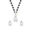 Silver Pear Mangalsutra Jewellery Set