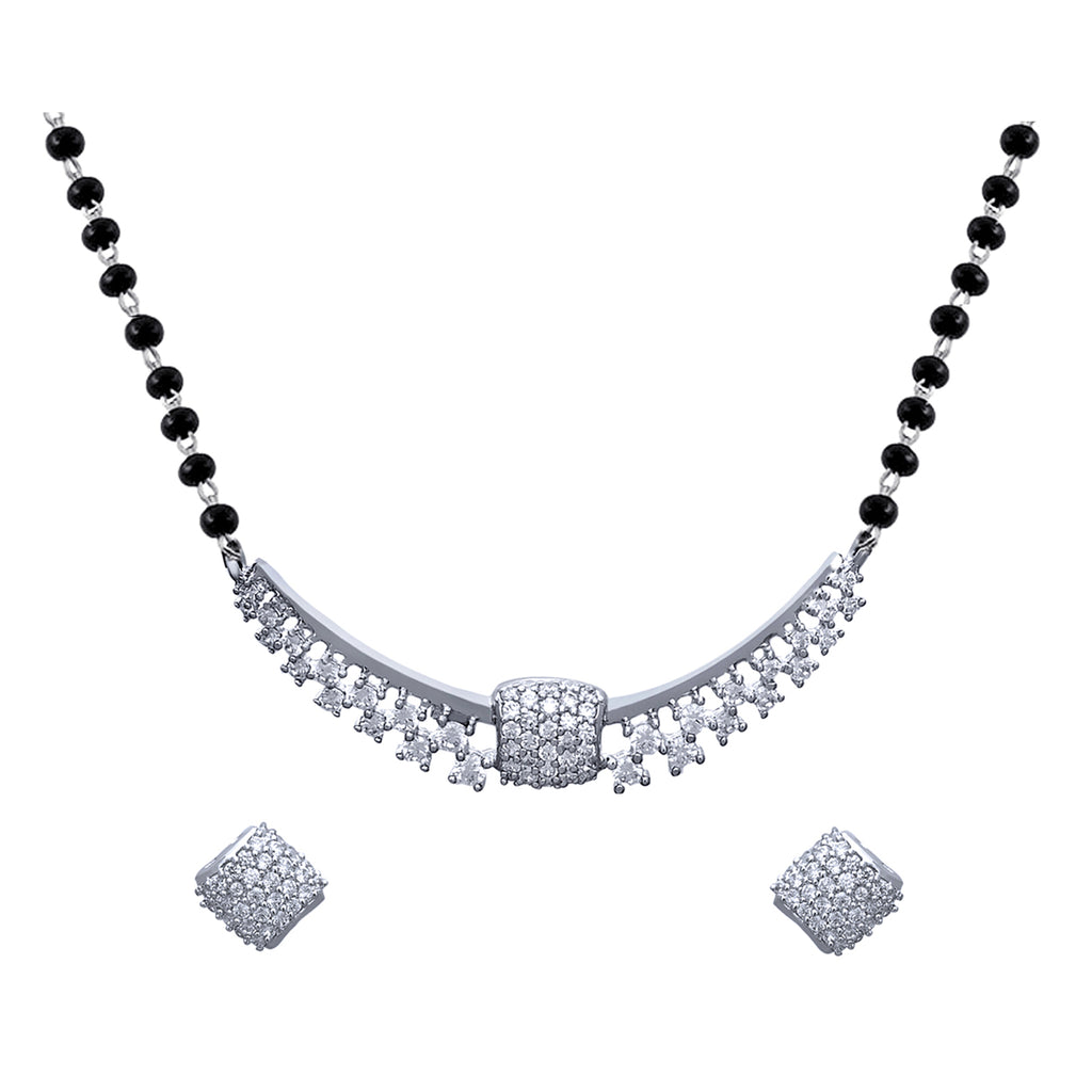 Silver Mangalsutra Set