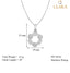 CLARA 925 Sterling Silver Alma Pendant Chain Necklace