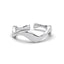 CLARA Pure 925 Sterling Silver Wave Finger Ring
