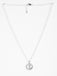 CLARA 925 Sterling Silver Anchor Halo Pendant Chain Necklace