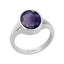 Certified Iolite Neeli Zoya Silver Ring 3.9cts or 4.25ratti
